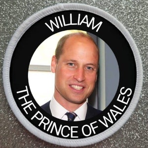3 inch William The Prince of Wales United Kingdom patch badge