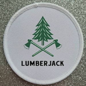 3 Zoll Holzfäller Patch Anstecker