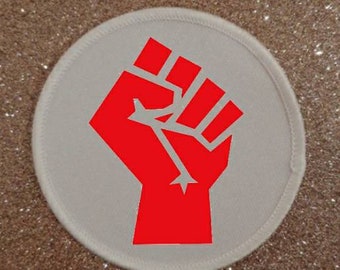Distintivo patch anticapitalismo red fist da 3 pollici.
