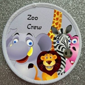 3 Inch Zoo Crew patch badge