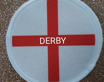 3 Inch Derby England Patch Badge