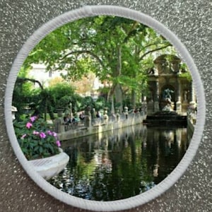 3 inch Jardin Du Luxembourg Paris Frankrijk Patch Badge