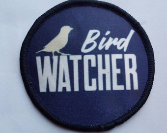 Bird Watcher 8cm Patch Badge