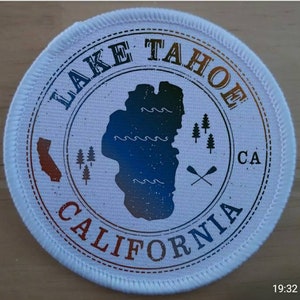 Emblema de patch de 3 polegadas em Lake Tahoe Califórnia