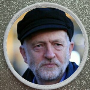 3 Inch Left Wing British Politician patch badge