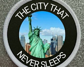 Insignia del parche de Nueva York de 3 pulgadas