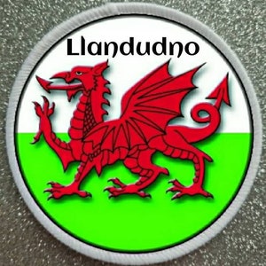 3 Inch Llandudno Wales Patch Badge