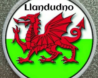 3 Inch Llandudno Wales Patch Badge