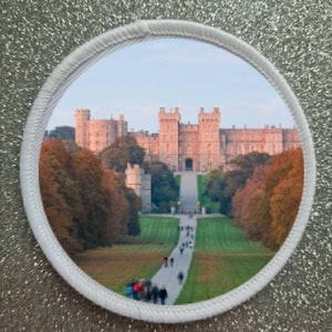 3 Inch Windsor Castle London Patch Badge.