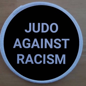Judo Against Racism Anti Racism Large 7 Inch Patch Badge