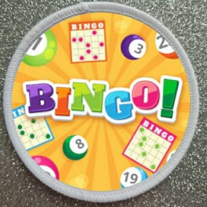 Insignia de parche Bingo de 3 pulgadas