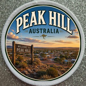 Écusson de 3 pouces Peak Hill Australie