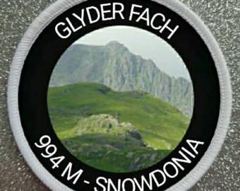3 inch Glyder Fach Snowdonia patch badge