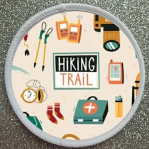 3 inch Hiking Trail patch badge