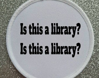 3 Inch Football Stadium Chant - Patch Badge.