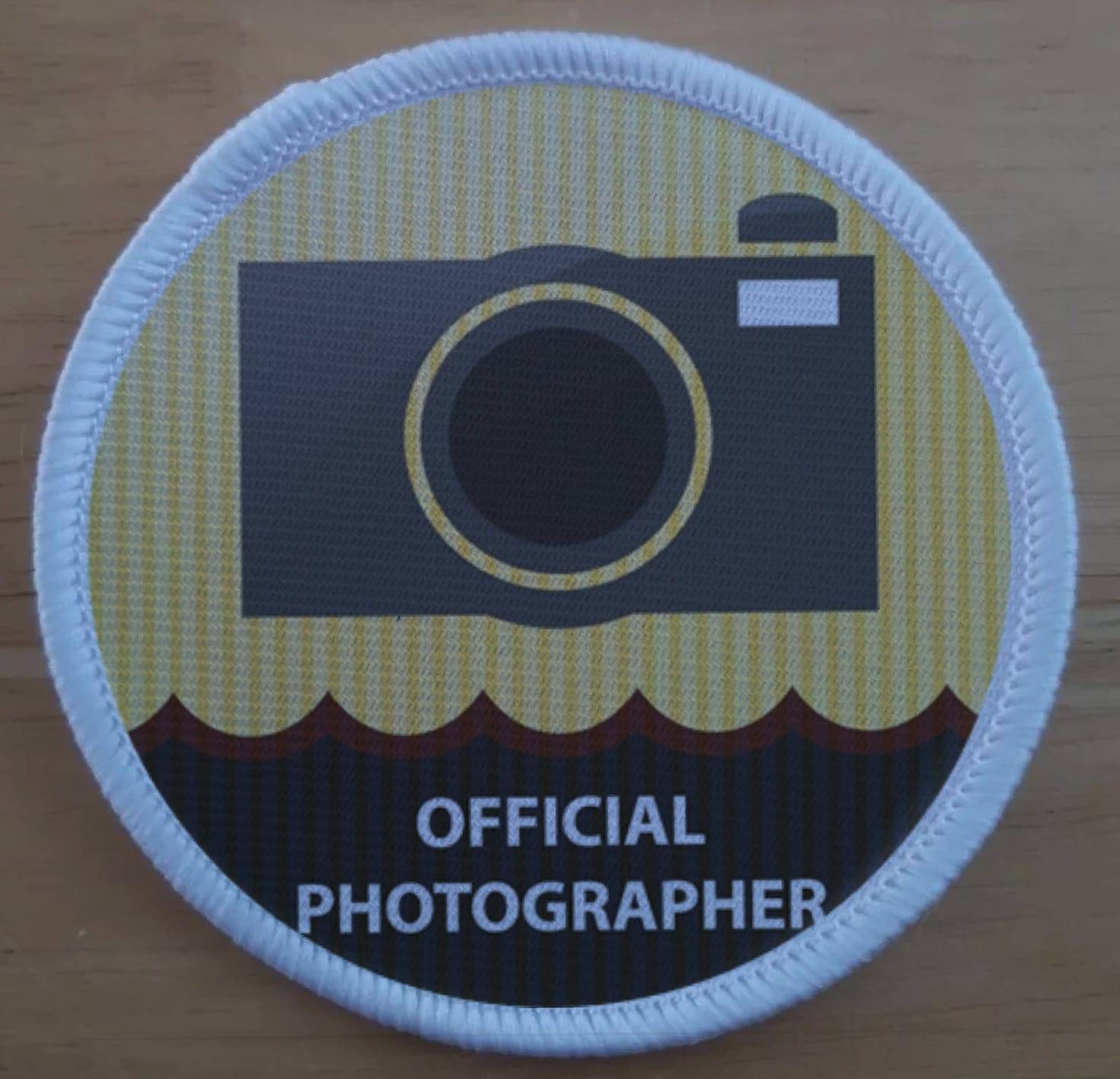 Patch Brodé Original Pour Vêtements Et Accessoires 'Appareil Photo 3 Pouces'