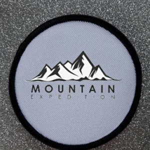3 inch Mountain Expedition sublimation patch badge