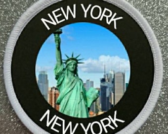 Insignia de parche de Nueva York de Nueva York de 3 pulgadas