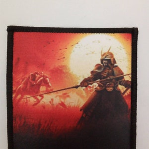 Samurai Krieger 8cm Patch Anstecker