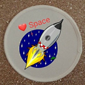 3 inch Love Space patch badge