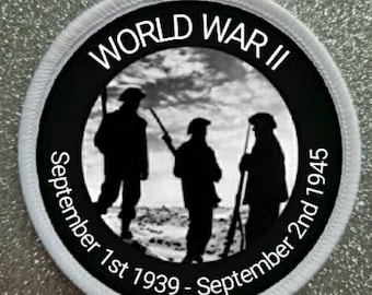 3 inch World War 2 patch badge