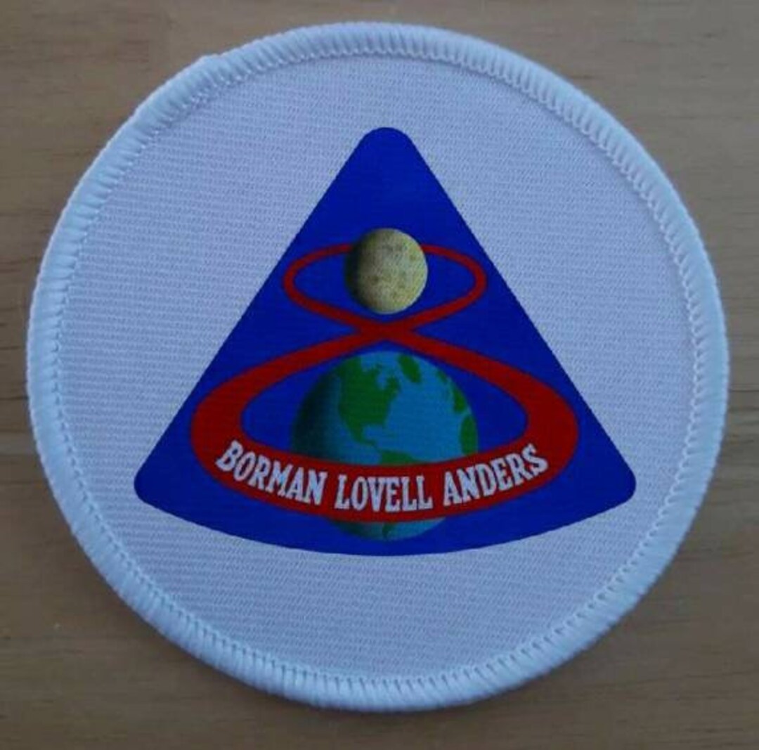 3 Inch Apollo 8 Lunar Mission Iron or Sew on Patch Badge - Etsy
