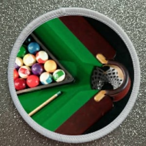 3 inch Billiards patch badge