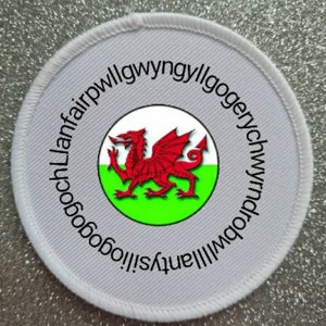 3 Inch Anglesey Wales Town With The Longest Name In The World! Patch Badge