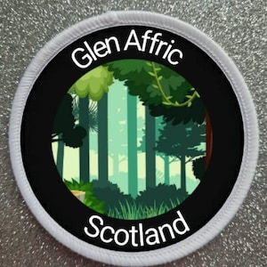 7,5 cm Glen Affric Skottland-märke