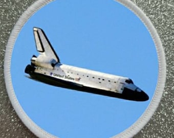 3 Zoll NASA Space Shuttle Bügeleisen oder Aufnäher Patch Anstecker