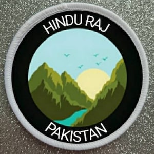 3 inch Hindu Raj Mountain Range Pakistan patch badge