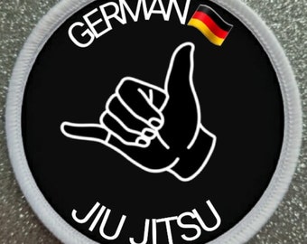 3 inch German Jiu Jitsu Germany BJJ Patch Badge
