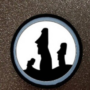 Easter Island 3 Inch Patch Badge. Made in the UK