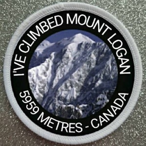 3 inch Mount Logan Canada patch badge