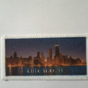 3 inch Chicago Illinois USA patch badge