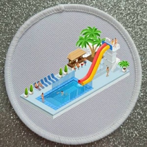 3 inch Water Park patch badge