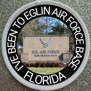 3 Inch Eglin Air Force Base Florida patch badge