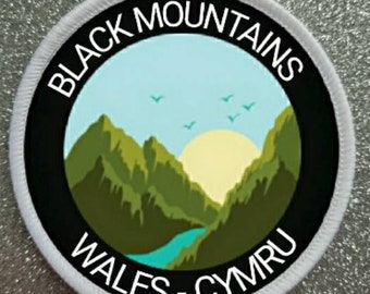 3-calowa naszywka Black Mountains Wales
