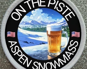 3 inch Aspen Snowmass Ski Skiing Resort patch badge