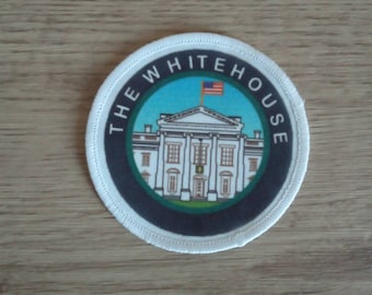 Insignia de parche de 3 pulgadas de la Casa Blanca de Washington DC