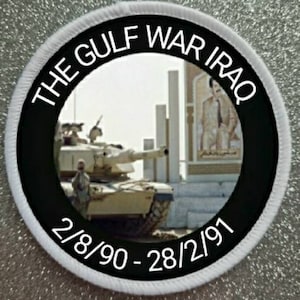 3 inch The Gulf War patch badge