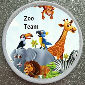 3 Inch Zoo Team patch badge