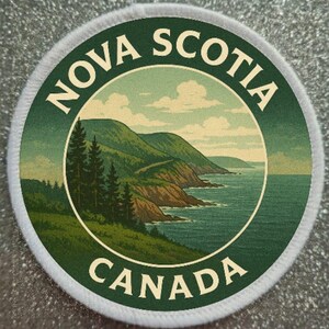 3-Zoll-Nova Scotia Canada Sublimations Aufnäher