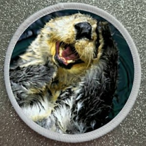 3 Inch Endangered Species The Sea Otter patch badge