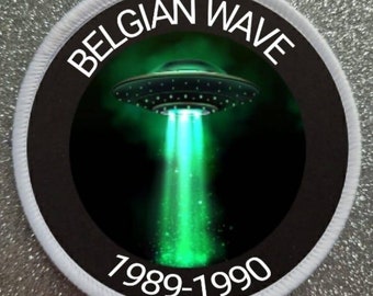 3 inch Belgian Wave UFO Incident patch badge