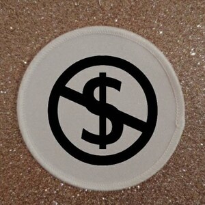 3 Inch Anti Capitalism Patch Badge.