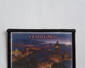 3 pulgadas Edimburgo Escocia Hierro o Coser en Patch Insignia
