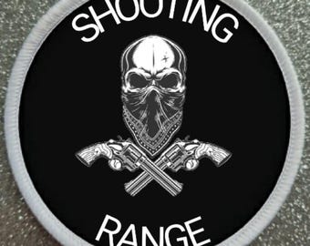 3 inch Shooting Range patch badge