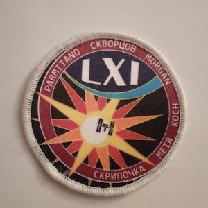Brand New Space Travel (Badge) 8cm Patch Mission 61 NASA ISS ESA Cristina Koch