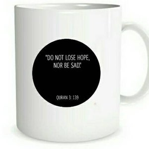 Der Koran Vers Keramik Kaffee / Tee Tasse.